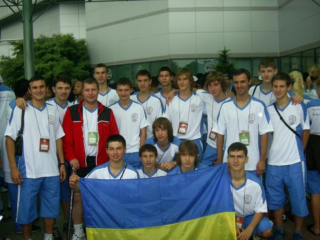 Ukrainian team in South Korea, Seoul, 2007