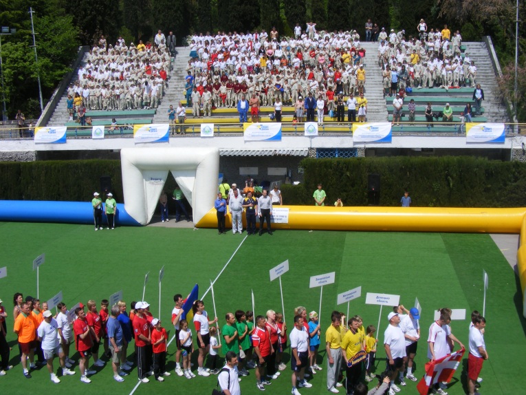 Opening of competition, Crimea, Artek, 2009